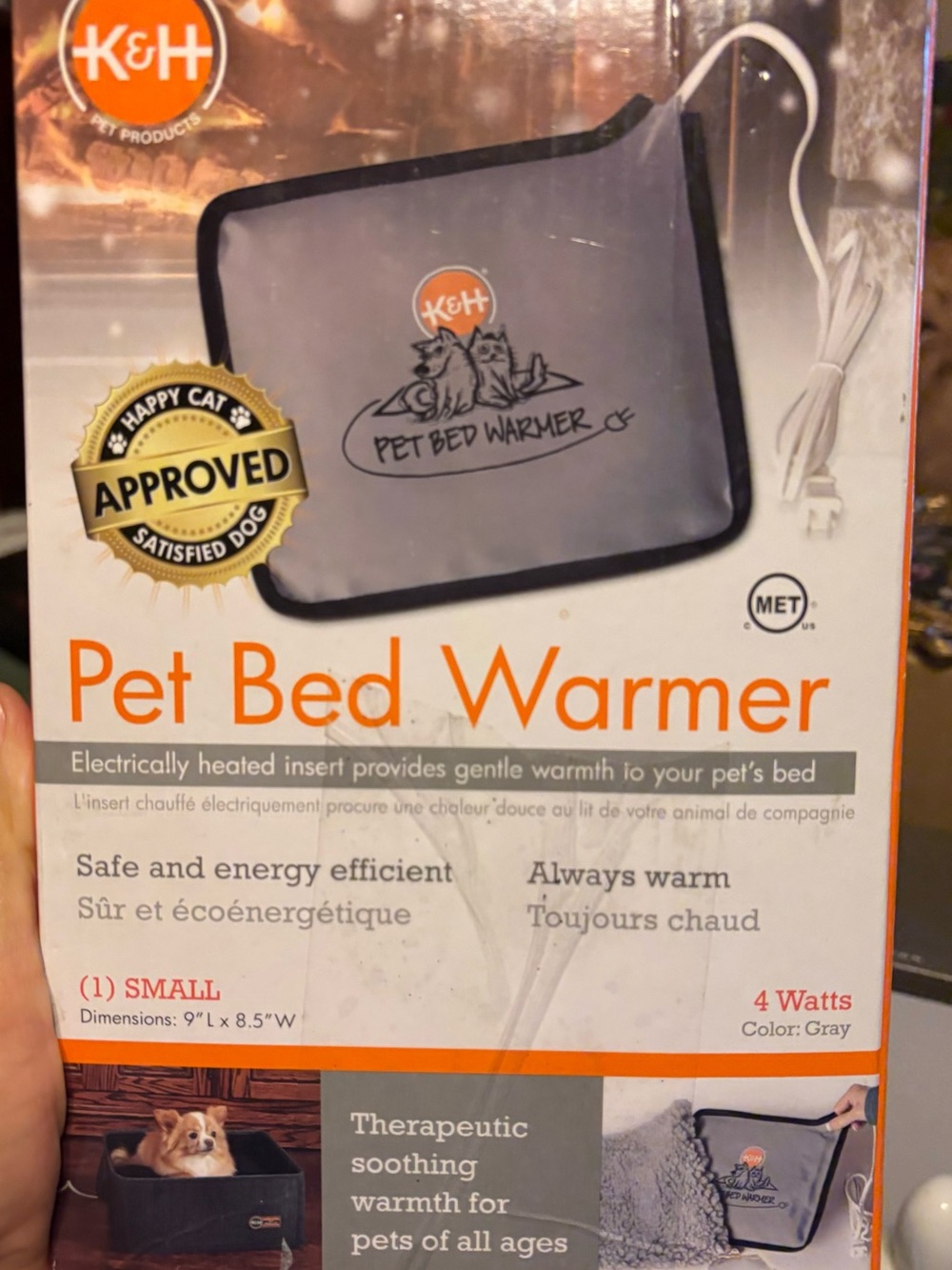 Gray Pet Bed Warmer - Small